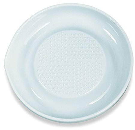 Râpe en céramique efficace Kyocera pour fruits et légumes, avec anneau en silicone pour un support sûr, facile à nettoyer, diamètre 16 cm, CD-18