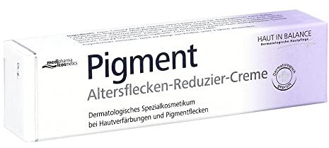 Pigment Altersflecken-Reduzier-Creme | Von medipharma cosmetics Haut in Balance | Bei bei Hautverfärbungen und Pigmentflecken | 20 ml