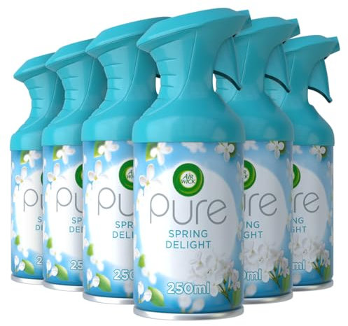 Airwick Air Freshener Room Spray SPRING DELIGHT, 250 ml (Pack of 6)