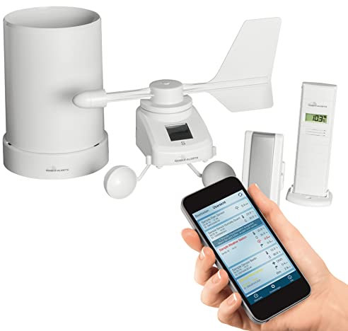 Technoline MA 10050 Wetterstation Haus-Überwachungs-System Mobile - Alerts, 37 x 18,5 x 20,5 cm