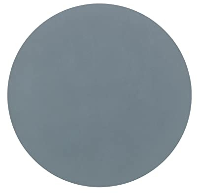 LindDNA Tischset Circle aus Recyceltem Nupo Leder in der Farbe Black, Maße: 40cm x 40cm x 0,2cm, 981889