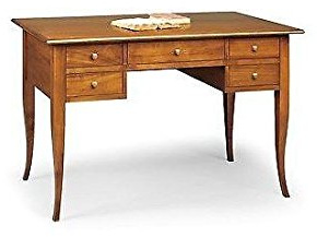 EsteaMobili TAVOLO SCRIVANIA LEGNO SCRITTOIO CONSOLLE cm 107 COL NOCE PRODOTTO VENETO