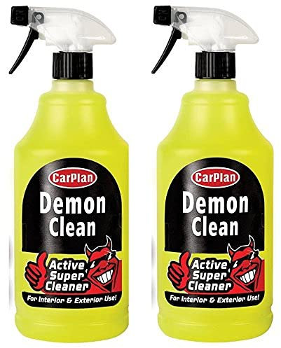 CarPlan Demon Clean, Exterior and Interior Cleaner, 1 Litre (Pack of 2)