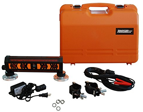 Johnson Level & Tool 40-6791 Machine Mountable 360 Degree Detector with Clamp and Magnet, 360°, Red Beam, 1 Laser Detector