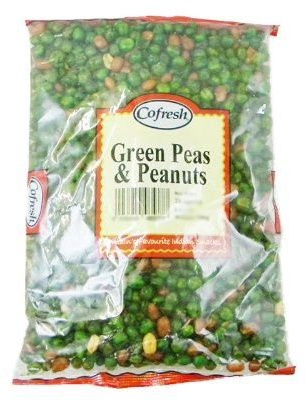 Cofresh - Knabber-Mischung aus grünen Erbsen und Erdnüssen - 2 x 450 g