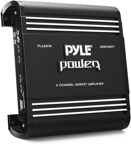 Pyle PLA2378 2000W 2 Channel Bridgeable Mosfet Amplifier