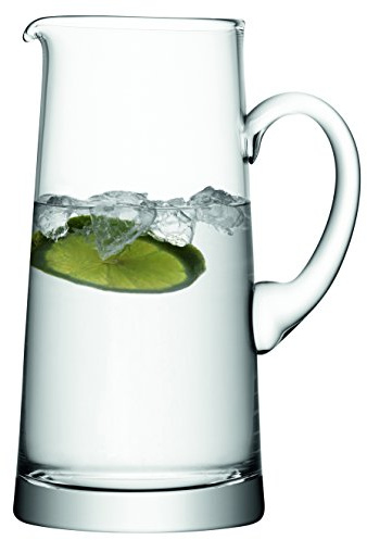 LSA International Bar Tapered Jug 1.9 Litre Clear| 1 Unit | Mouthblown and Handmade Glass | BR15