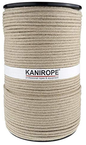 Kanirope® Hanfseil Seil Hanf HEMPBRAID 10mm 250m 16-fach geflochten