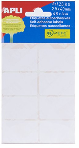 Apli 2680 – Blister Etiketten adherentes starke