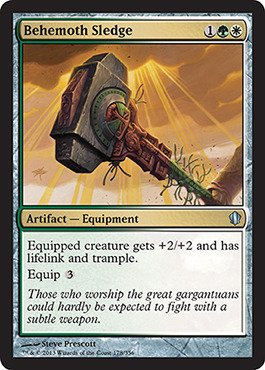 Magic The Gathering - Behemoth Sledge (178/356) - Commander 2013 by
