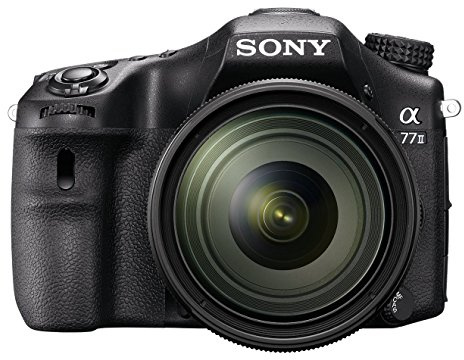 Sony ILCA Alpha 77 IIQ SLR-Digitalkamera (24,3 Megapixel, 7,6 cm (3 Zoll) LCD-Display, 79-Phasen AF-Messfelder, 12 Bilder/Sek, OLED-Sucher und Autofokus) Kit inkl. SAL-1650 Objektiv