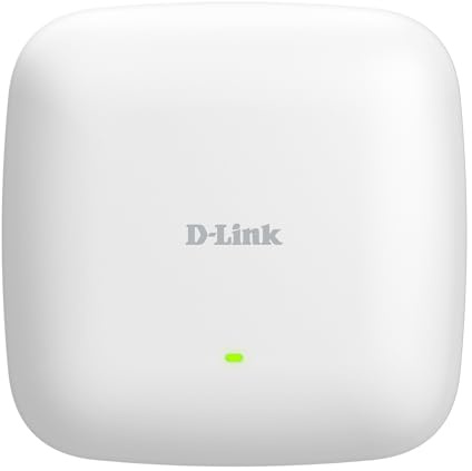 D-Link DAP-X3060 Point d'accès PoE Double Bande Wi-FI 6 Nuclias Connect AX3000, Ethernet 2,5G, MU-MIMO, WPA3, itinérance Rapide, Montage Mural/Plafond, Gestion centralisée Gratuite