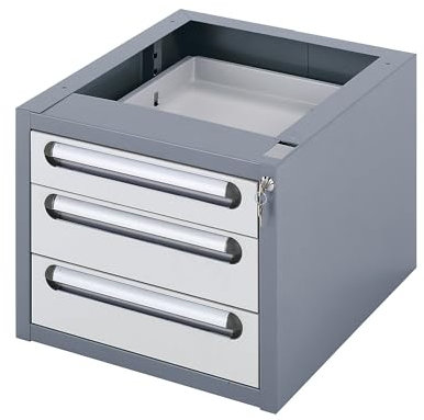 RAU | Schubladen-Hängeblock | für Arbeitsplatzsystem | Schubladen 1 x 90 | 2 x 120 mm