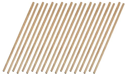 sourcing map Madera Redondeados Palillos 9,6 Pulgadas Largo 10 Pares