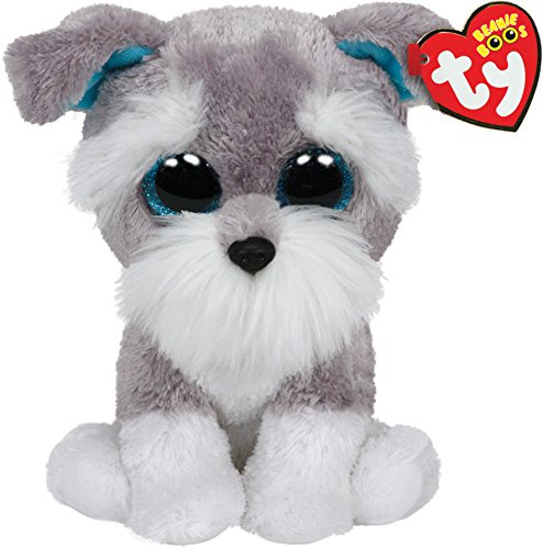 TY Beanie Boo Plush - Whiskers The Schnauzer 15cm