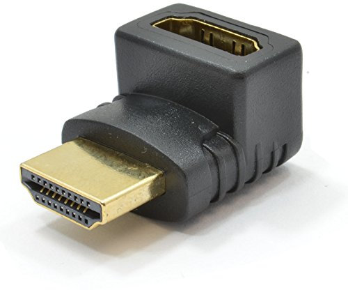 HDMI Femenino Enchufe a Derecho ángulo HDMI Clavija Adaptador Convertidor