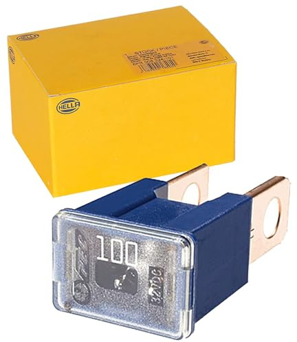 HELLA Fusibile - Sicurezza blocco PAL serie 1 - 100A - blu - Spina: Maschio | 8JS 740 026-231, fusibile