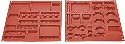 STAMPO IN SILICOME SILIKOMART MAGIC TRAIN HSH08 A+B