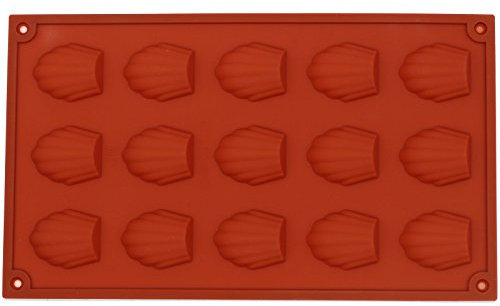 Non Stick 15 Holes French Madeleine Cake Tin shell chololate cookie mould ice cube tray