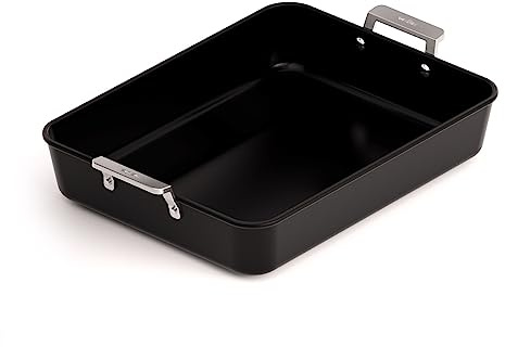 Valira Aire PFAS Free - Rustidera premium de 35x27 cm hecha en España, aluminio fundido con antiadherente reforzado y revestimiento libre de PFAS, apta para inducción