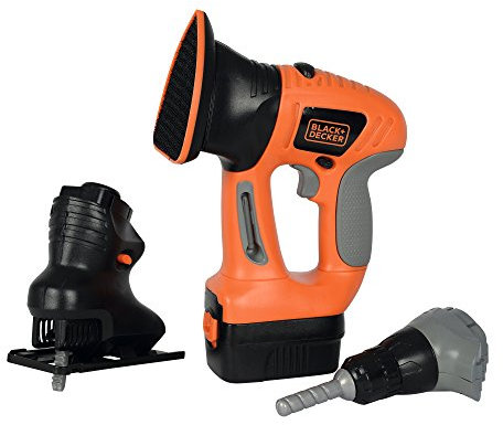 Smoby 360102-PB - Decker eVo 4-in-1 Werkzeug, Spielwerkzeug, schwarz