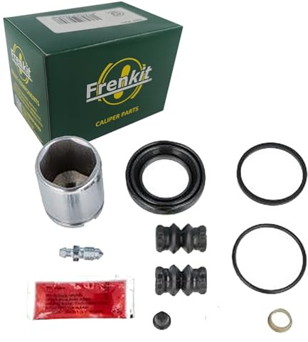 FRENKIT 243938 Bremssattel-Reparatursatz Hinten Kompatibel mit AUDI A4 Avant 8K5, B8 A6 Avant 4G5, 4GD, C7 A6 Avant 4F5, C6 A4 B9 Avant 8W5, 8WD Q5 8RB | 243938 passend für A4 A5 A6 A7 A8 Q5 |