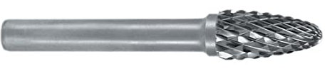 RUKO Hartmetall Frässtift Form F Rundbogen (RBF)
