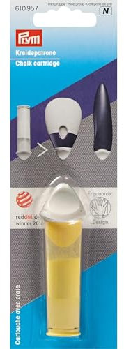 Prym 610957 Kreidepatrone gelb Ergonomics, Kunststoff, One Size