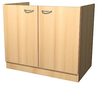 Smart Möbel Spülenunterschrank ohne Arbeitsplatte 100 cm Buche - Namu