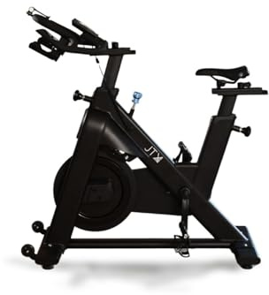 JTX Cyclo Studio Pro: Smart Gym Exercise Bike, Magnetic Resistance, Zwift & Kinomap Connectivity, Advanced Computer, Heart Rate Training, 135kg User Capacity, 3 Year Home Warranty
