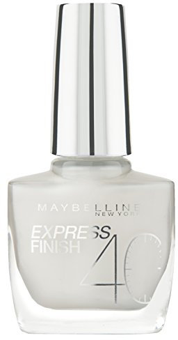 Maybelline New York Nagellack, Schnelltrocknend, Express Finish, Nr. 60/15 White Dream, 10 ml
