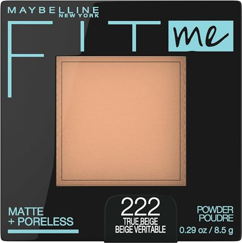 Maybelline New York Fit Me Matt + Poreless Powder Makeup, True Beige, 8,2 g, 1 Stück (K2168600)