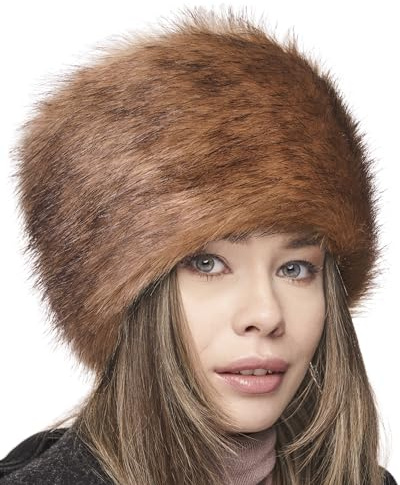 Futrzane Classic Kosakenmütze - Fellmütze Damen Winter - Pelz Russische Mütze
