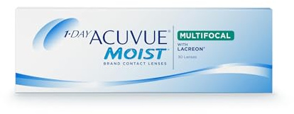 Acuvue 1-DAY MOIST MULTIFOCAL - Reemplazo Diario - protección UV - 30 lentes (-5.75) +1.75MID