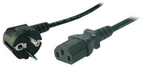 LogiLink CP090 Câble d'alimentation Schuko-C13 1,80 m Noir