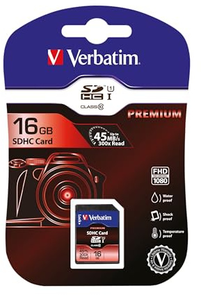 Verbatim SDHC Karte 16GB Class 10