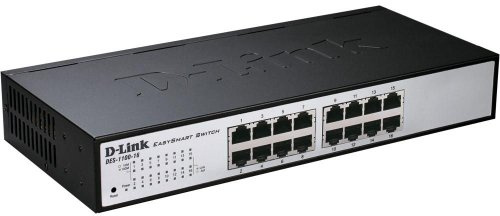 D-Link Switch Smart web manageable 16 ports ethernet 10/100mbps- Idéal pour entreprise administration et réseaux gérés (DES-1100-16)