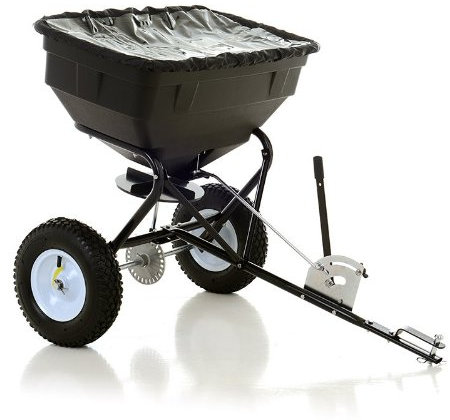 Greenstar Epandeur d'engrais trainé - Capacité 56 kg - réglage du débit