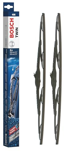 Bosch 408 - Torkarblad Twin - Längd: 530/530 mm - 1 set med torkarblad för vindrutan (fram)
