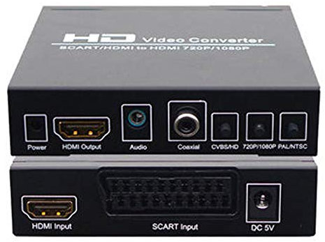 CONECTICPLUS Convertisseur Péritel et HDMI vers HDMI