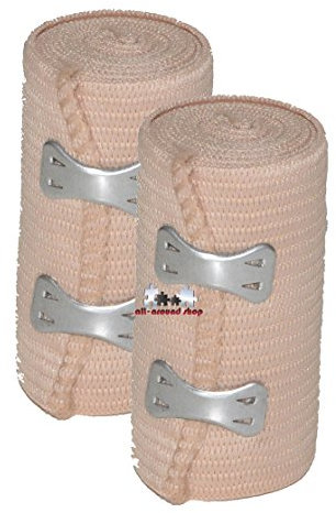 FIGO 2 Stück all-around24 Elastikbandage Bandage Sportbandage Stützbandage Sportbinde