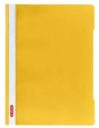 Herlitz Schnellhefter Quality A4, Kunststoff, gelb, 10 Stück
