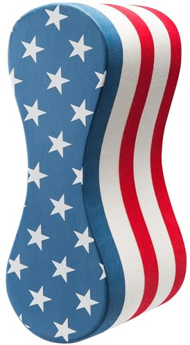 TYR Lpfusa 642 Pullboy con Bandiera Americana, Unisex – Adulto, Red/Navy, M