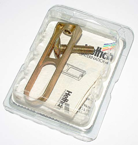 Hettich Schrankrohr-Mittelträger Druckguss vermessingt, Maße 63/18 mm, 1 Stück, Artikelnr. 431