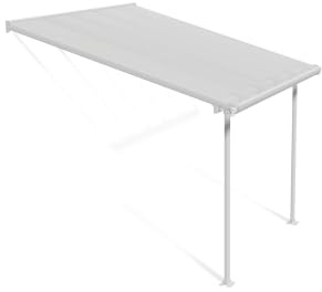 Palram Canopia Feria Terrassenüberdachung, weiß, 307 x 295 x 305 cm