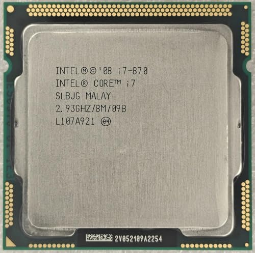 Intel Procesador de escritorio BX80605I7870 Core i7 I7-870