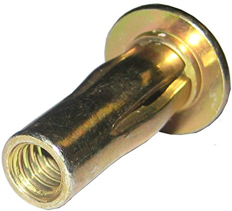 S25MG280 Steel PRE-BULBED Shank, Multi-Grip Rivet-NUT Gold ZINC Finish, 1/4-20 X .020-.280 Grip Range (Pack of 25)