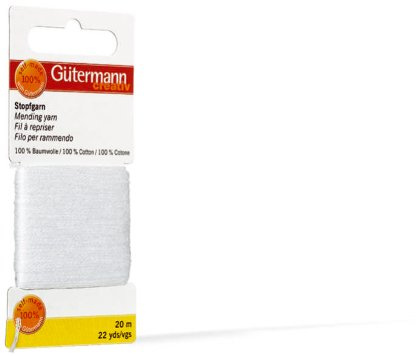 GÜTERMANN Stopfgarn 20m-1006 weiß
