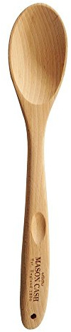 Mason Cash Elite Solid Wooden Spoon, Beech
