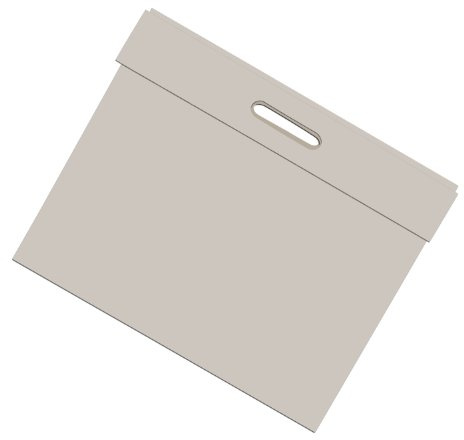 West A3 Fold-Over Art Bag